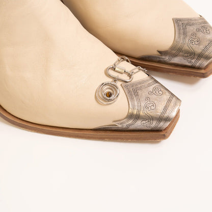 18K Gold PVD Stainless Steel Swirl Charm / PDL0309