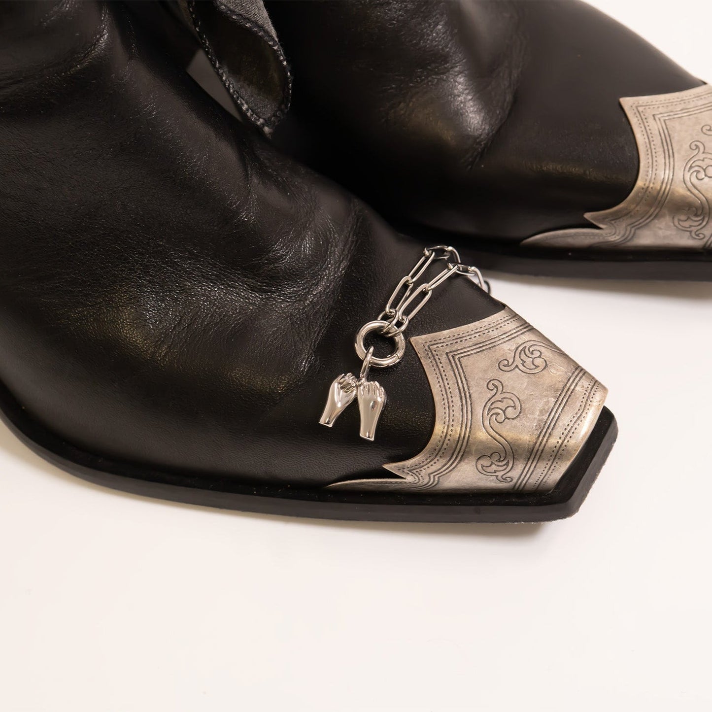 18K Gold PVD Stainless Steel Pinky Promise Charm / PDL0315