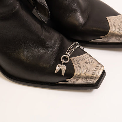 18K Gold PVD Stainless Steel Pinky Promise Charm / PDL0315