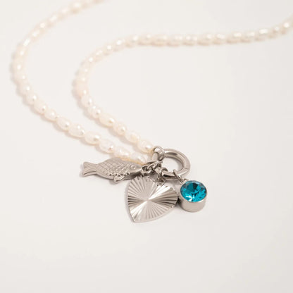 18K Gold PVD Stainless Steel Fish Charm / PDL0316