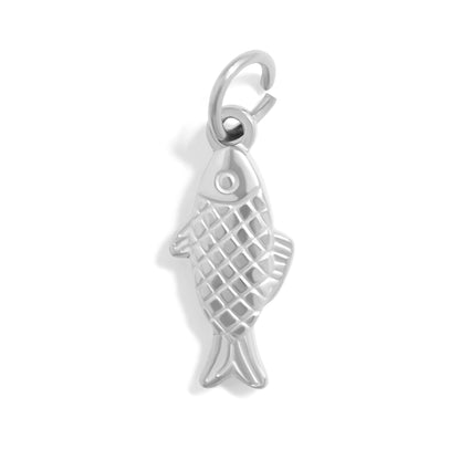 18K Gold PVD Stainless Steel Fish Charm / PDL0316