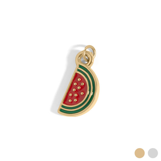 18K Gold Stainless Steel Watermelon Charm / PDL0338