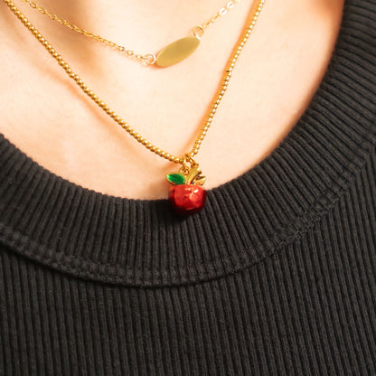 18K Gold Stainless Steel Apple Charm / PDL0341