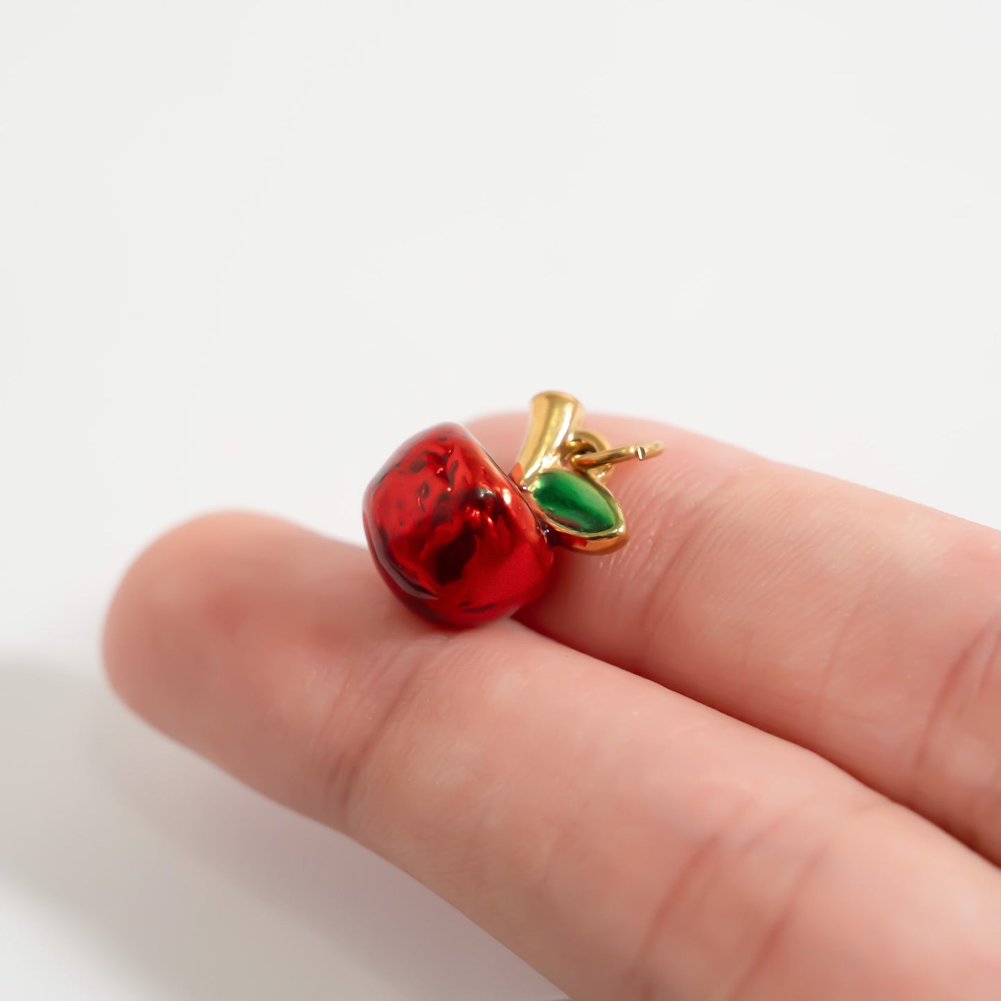 18K Gold Stainless Steel Apple Charm / PDL0341