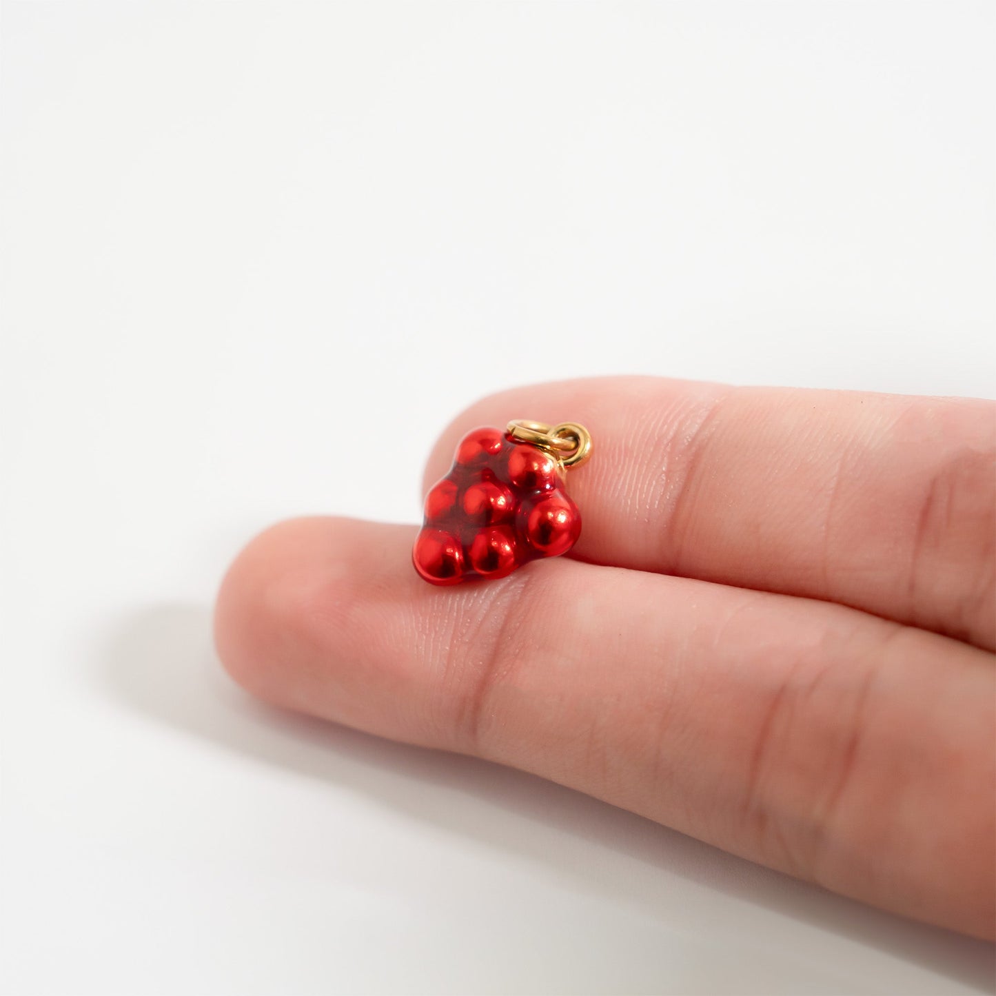 18K Gold Stainless Steel Raspberry Charm / PDL0342