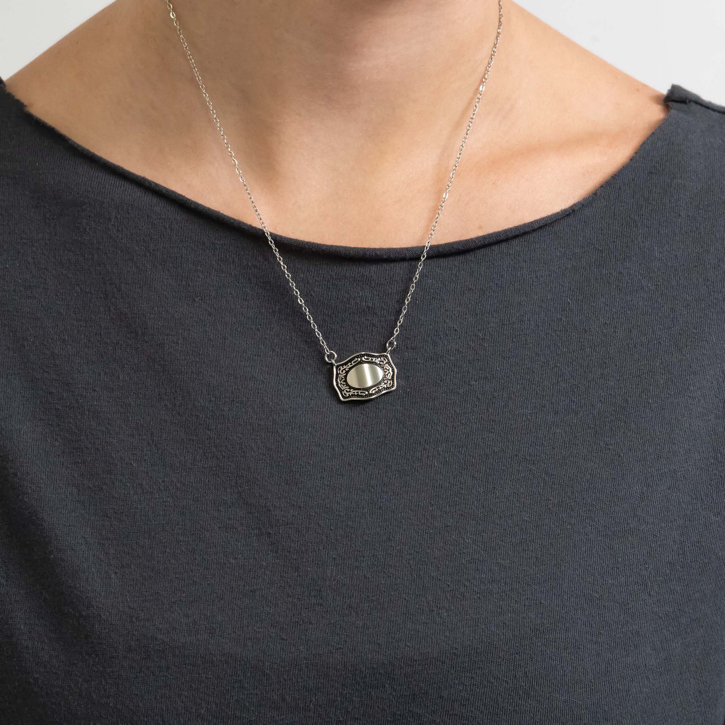 18K Gold PVD Stainless Steel Belt Buckle Charm / PDL0345