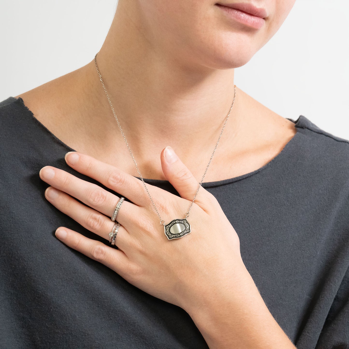 18K Gold PVD Stainless Steel Belt Buckle Charm / PDL0345