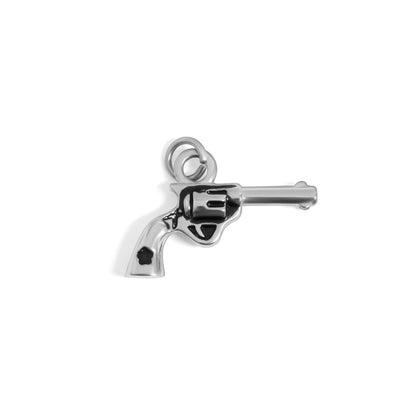 18K Gold PVD Stainless Steel Western Gun Charm / PDL0346