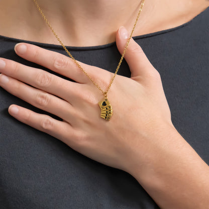 18K Gold PVD Stainless Steel Playing Cards Charm / PDL0347