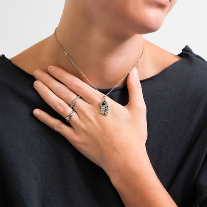 18K Gold PVD Stainless Steel Playing Cards Charm / PDL0347