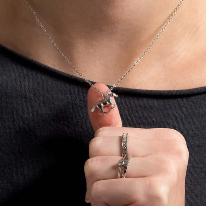 18K Gold PVD Stainless Steel Horse Charm / PDL0348