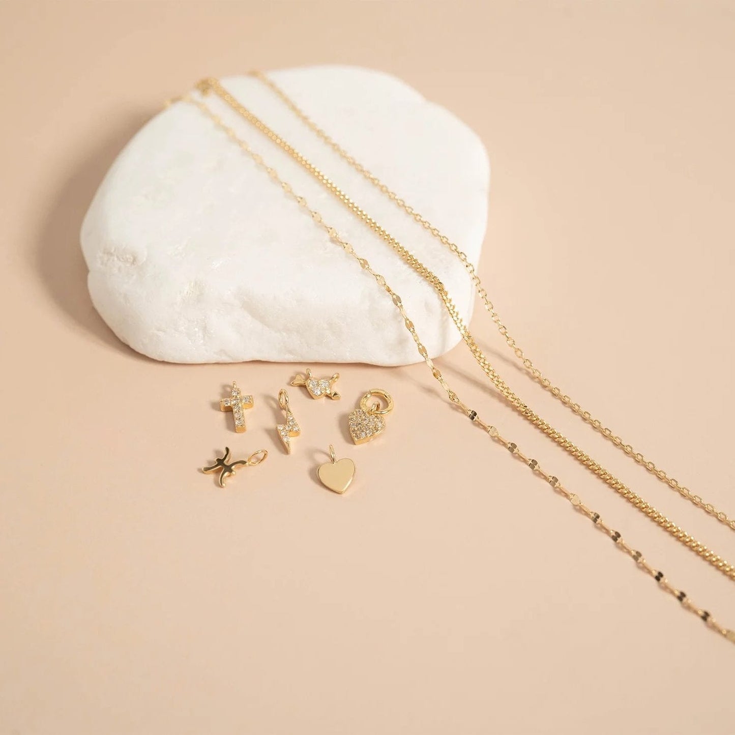 Permanent Jewelry 14K Solid Gold Heart Charm / PMJ1002