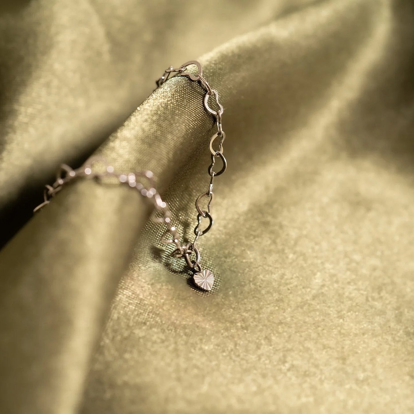 .925 Sterling Silver Sunburst Heart Charm for Permanent Jewelry / PMJ1028