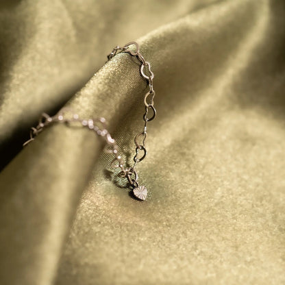 .925 Sterling Silver Sunburst Heart Charm for Permanent Jewelry / PMJ1028