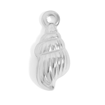 18K Gold PVD Stainless Steel Seashell Charm / PDL0190