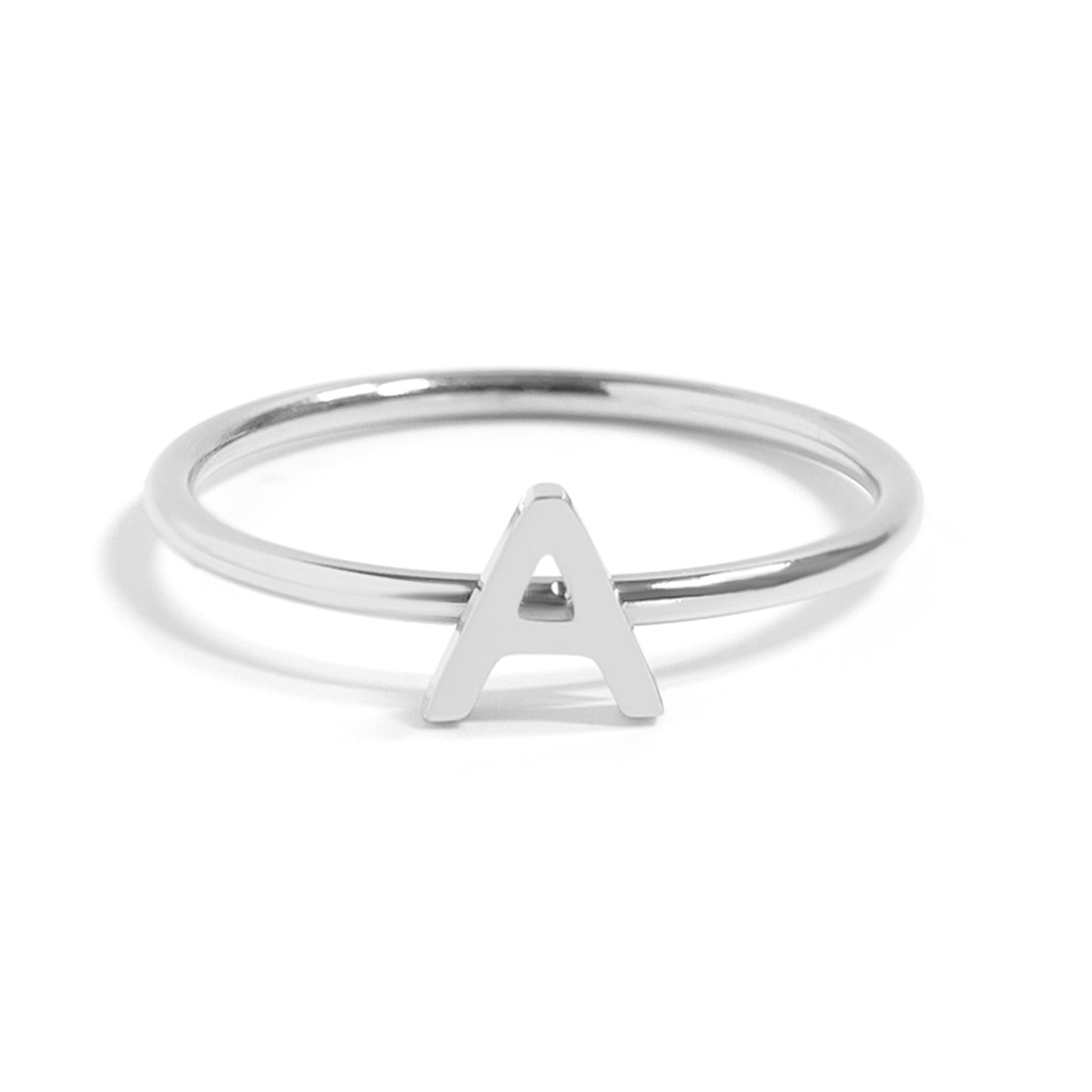 Stainless Steel Initial Stacking Rings A-M / ZRJ9020