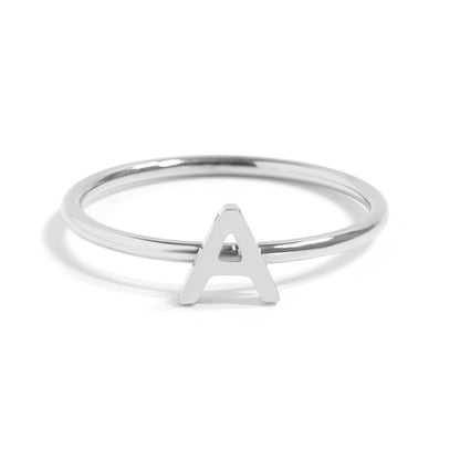 Stainless Steel Initial Stacking Rings A-M / ZRJ9020