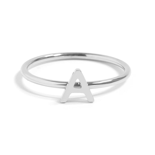 Stainless Steel Initial Stacking Rings A-M / ZRJ9020