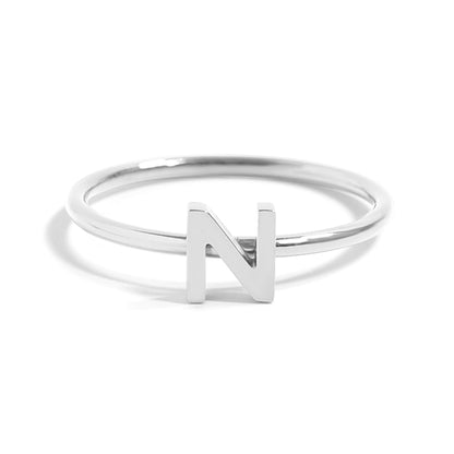 Stainless Steel Initial Stacking Rings N-Z / ZRJ9020