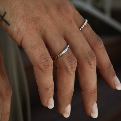 Highly Polished Rounded Stainless Steel Blank Ring 2mm - 6mm / CFR3029