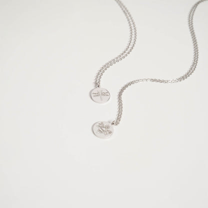 18K Gold PVD Stainless Steel Stone Bee Pendant Necklace / CHN0086