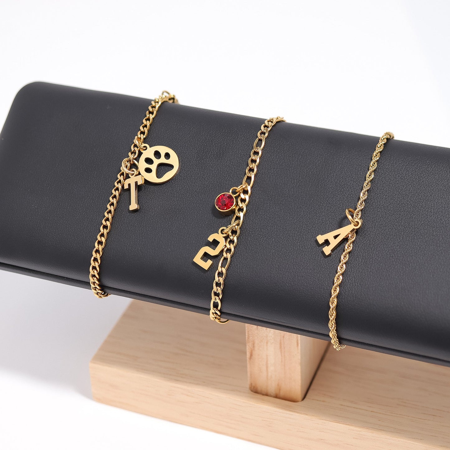 18K Gold PVD Coated Stainless Steel Small Sport Number Pendant / PDS0008