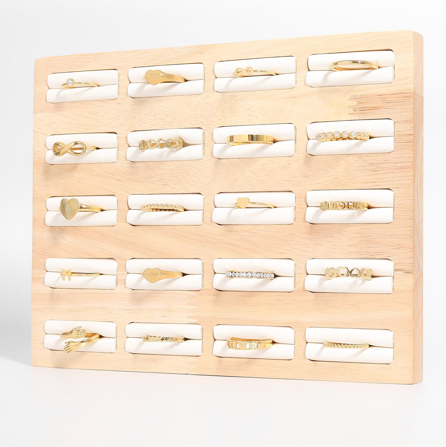 18K Gold PVD Stainless Steel Amour Stacking Ring / KSS0009