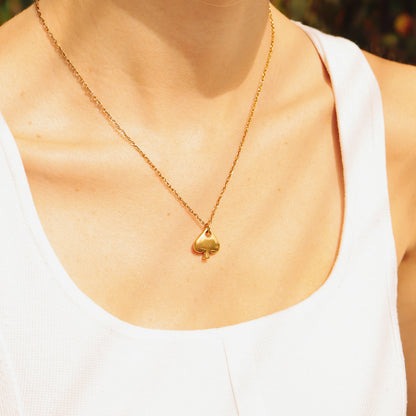 18K Gold PVD Stainless Steel Spade Charm / PDL0213