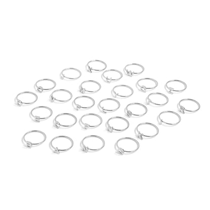 Stainless Steel Initial Stacking Rings A-M / ZRJ9020