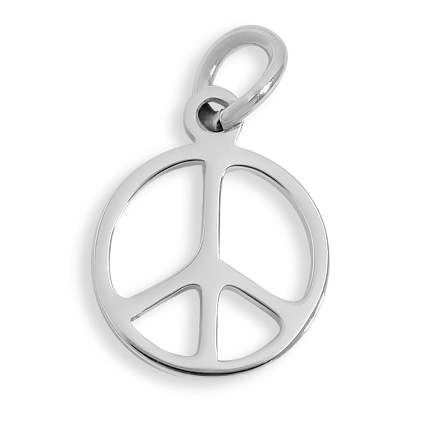18K Gold Stainless Steel Peace Sign Charm / PDL0204
