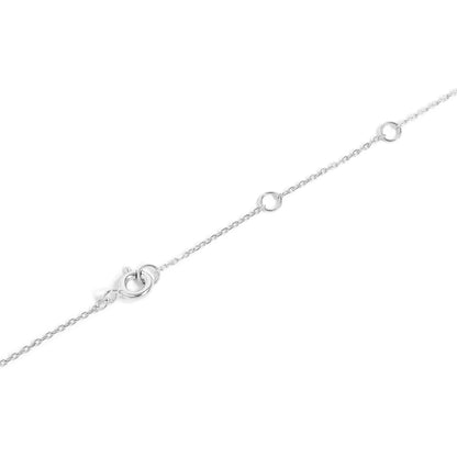 14K Gold Plated Sterling Silver Semi Precious Compass Star Necklace / PMJ0028