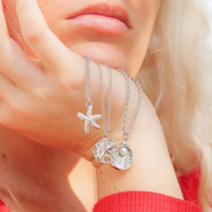 18K Gold PVD Stainless Steel Starfish Charm / PDL0185