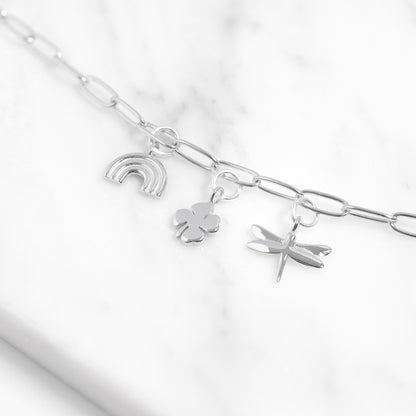 .925 Sterling Silver Dragonfly Charm for Permanent Jewelry / PMJ1024