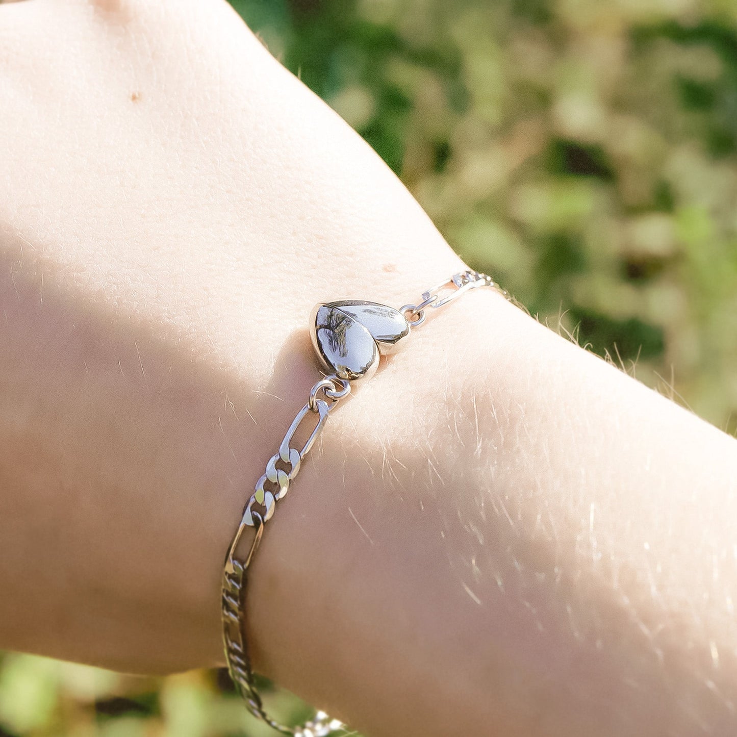 18K Gold PVD Stainless Steel Heart Magnetic Clasp / SBB0328