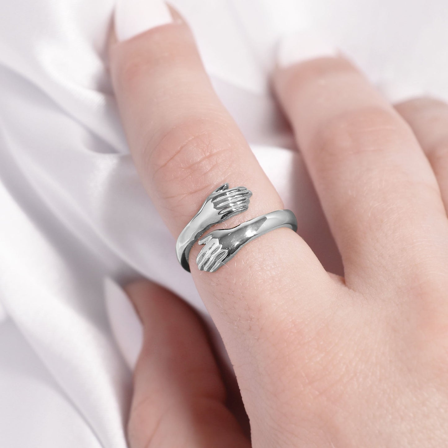 Stainless Steel Hug Ring / KSS0001